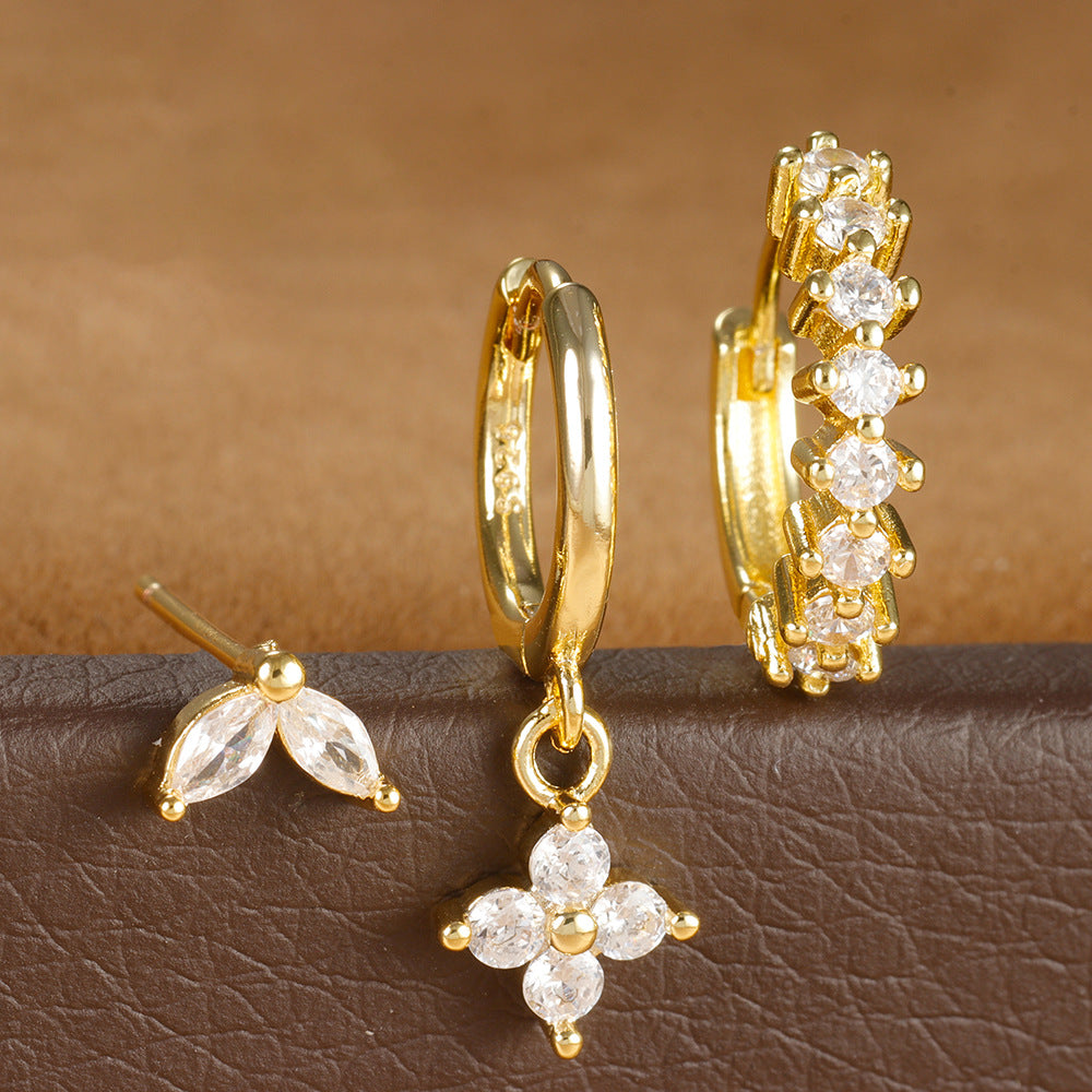 Women's Earrings Floral Simple Special-interest Design