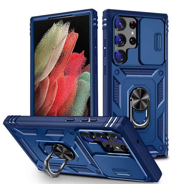 S24ultra電話ケースセカンドジェネレーションスライディングウィンドウブラケットドロップ耐性保護カバー