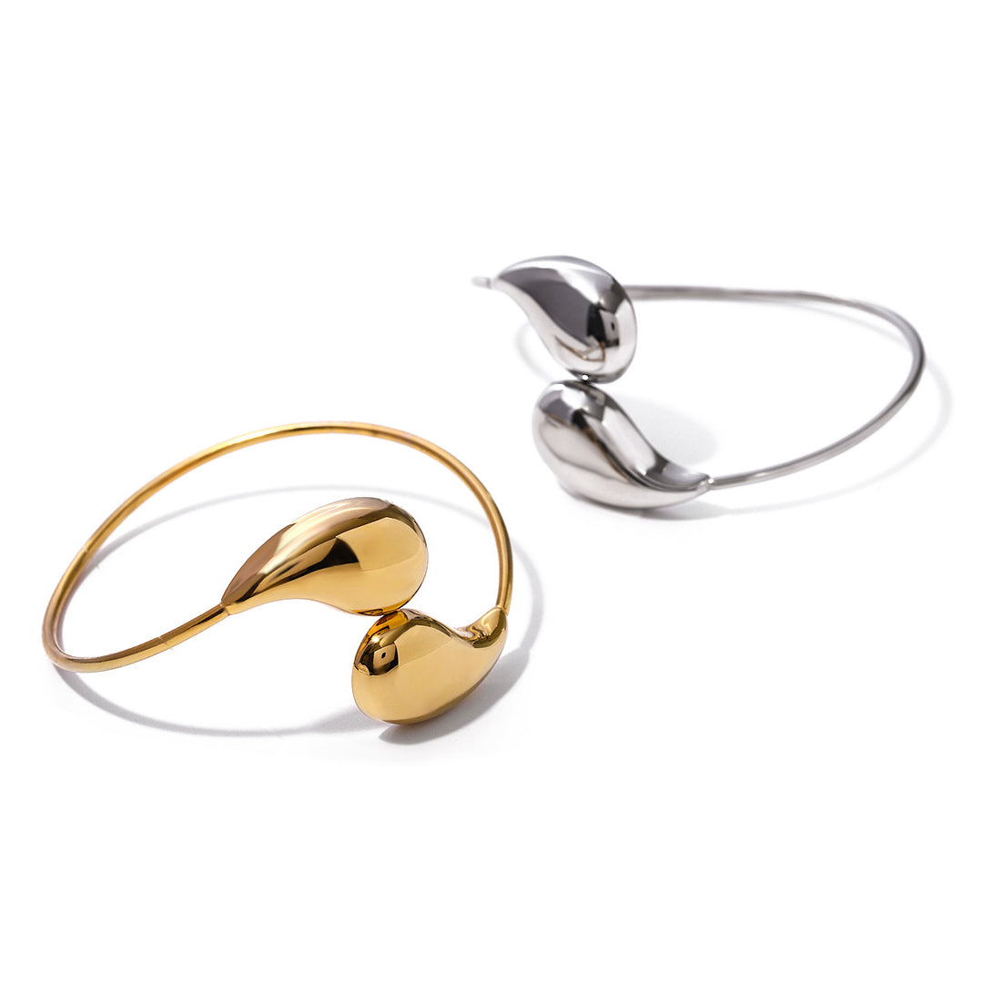 18K Gold Stainless Steel Irregular Drop-shaped Bracelet