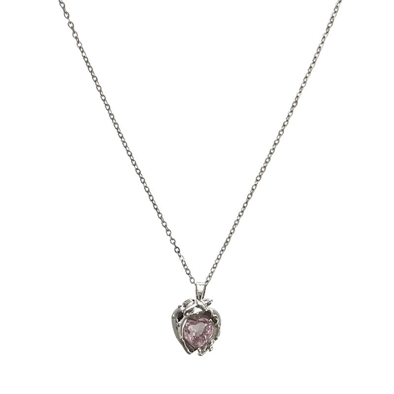 Liebe Erdbeer Halskette für Frauen Spezialinteresse Design Light Luxus