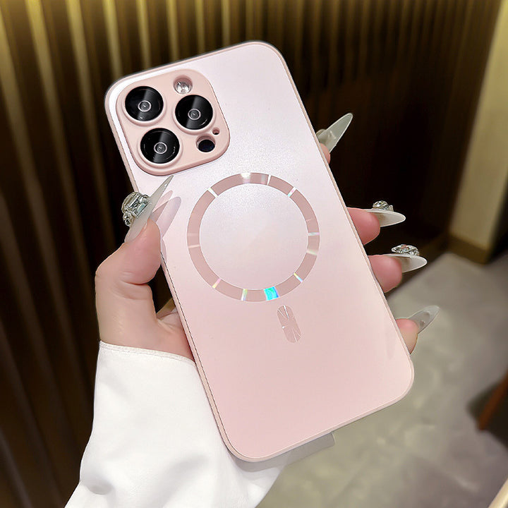 Magnetic New With Lens Protector All-inclusive Drop-resistant Phone Case