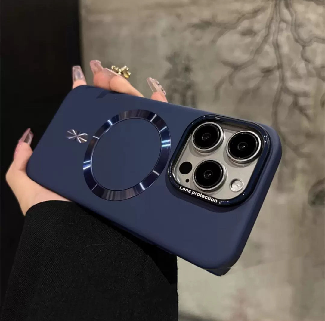 Нов усъвършенстван замръзнал магнитен калъф за телефон с твърд цвят