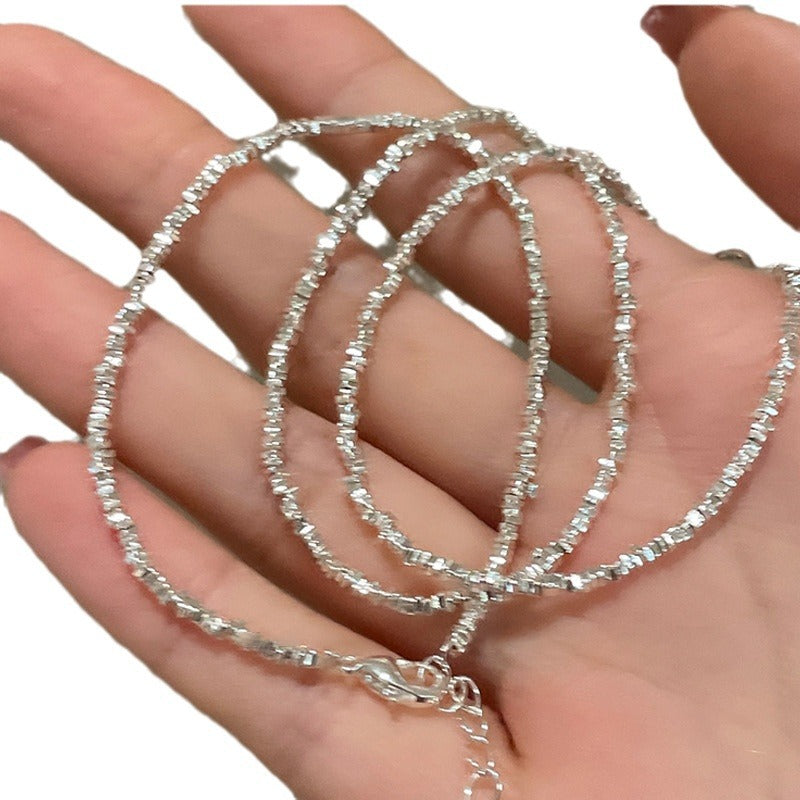 Small Pieces Of Silver Bracelet Female Niche Couple