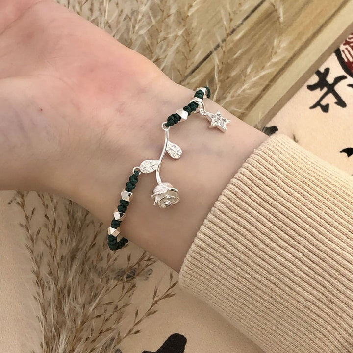 Pearsantacht shimplí ardaigh bracelet na mban lámhdhéanta