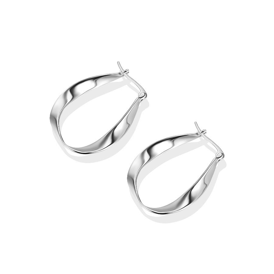 Sterling Silver Earrings Mobius Niche