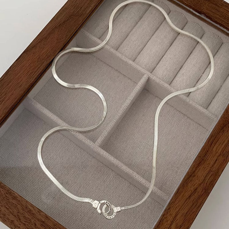 Diseño de collar de hebilla de doble anillo