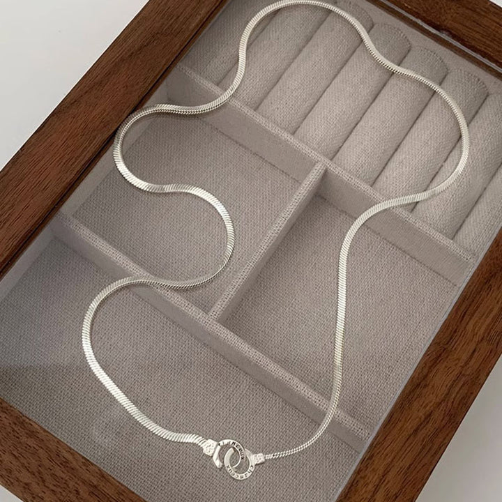Diseño de collar de hebilla de doble anillo