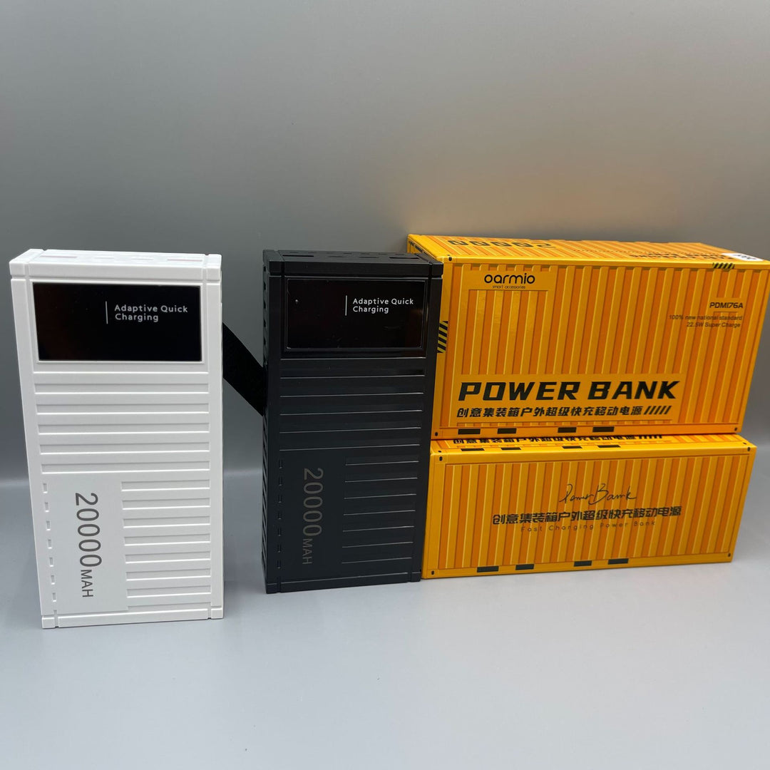 Super Fast Charge 50000 mA Pantalla digital Container Banco de energía al aire libre Gran capacidad Fuente de alimentación