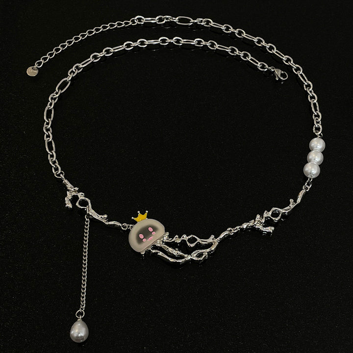 Special Interest Design kwalfish Pearl Tassel ketting