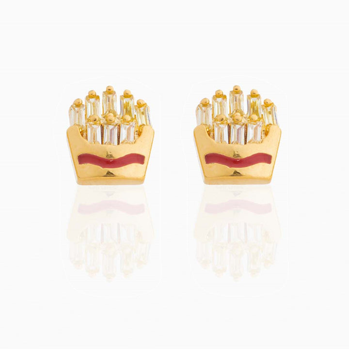 18k reale de aur care păstrează culori de aur, seria de hamburger a urechilor