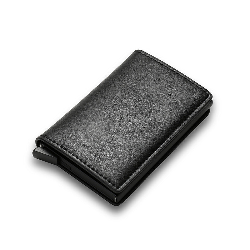 Kredittkortinnehaver Smart minimalistisk lommebok Pocket Men Women Slim Cardholder Bank Secure CreditCard Case