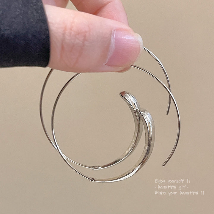 Koud eenvoudige armband oorbellen voor vrouwen overdreven