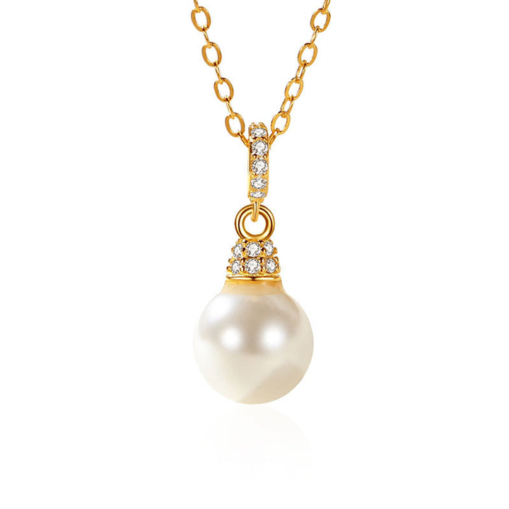 S925 Moda Silver Fashion Colier de perle în stil de lux pentru femei Zircon pentru femei