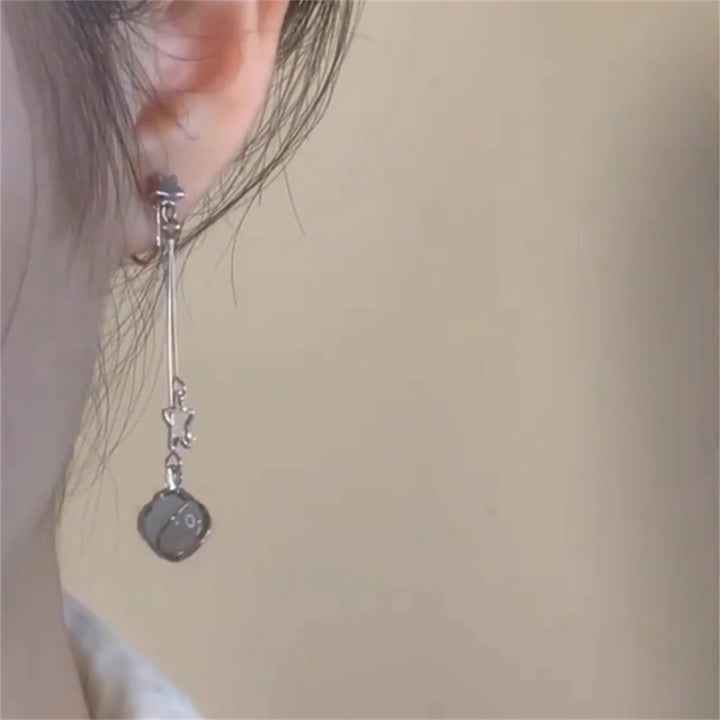 Women's Long Opal Ear Clip Simple
