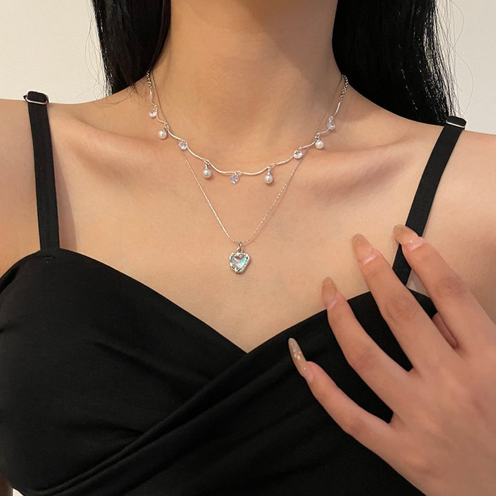 Gekleurde liefdevolle Pearl -ketting voor vrouwen