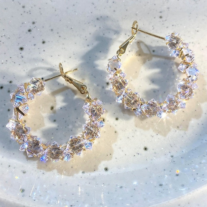Boucles d'oreilles en diamant de mode pour femmes Design d'intérêt spécial