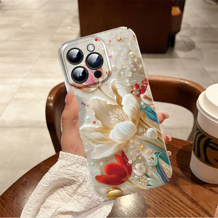 Pearl Flower Phone Fase Protective Case