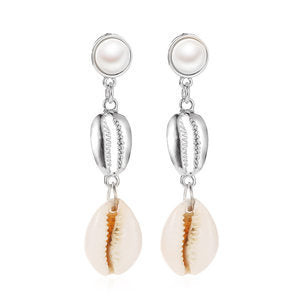 Fashion Diamond Starfish Shell Pearls Pearl
