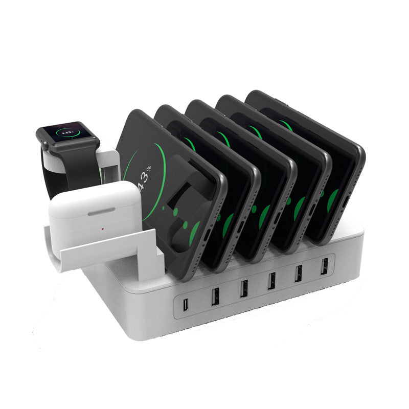 Desktop Multi-USB-Ladebox Schnelles Ladegerät