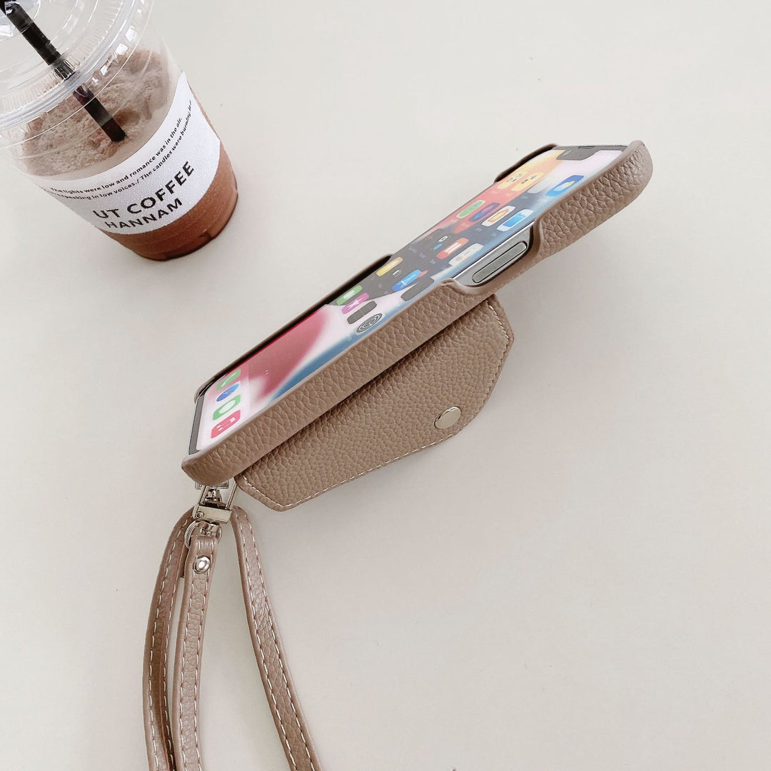Japanese And Korean Card Holder Crossbody Phone Case