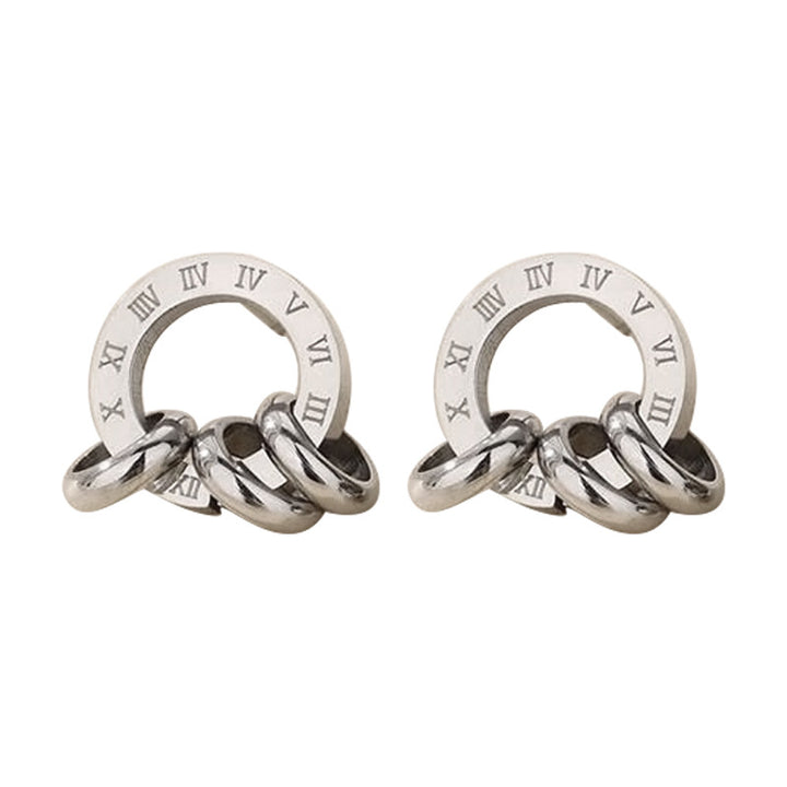 Mode römische Ziffern Ring Ohrschern weiblich kreativ