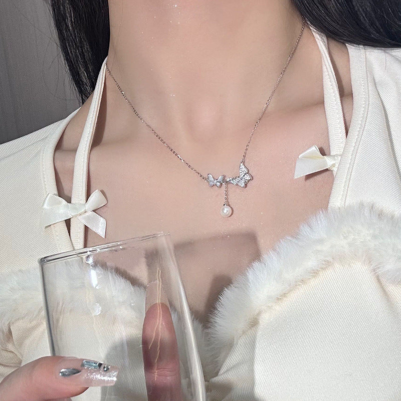 S925 стерлинги сребърно огърлица с нов лукс на жените