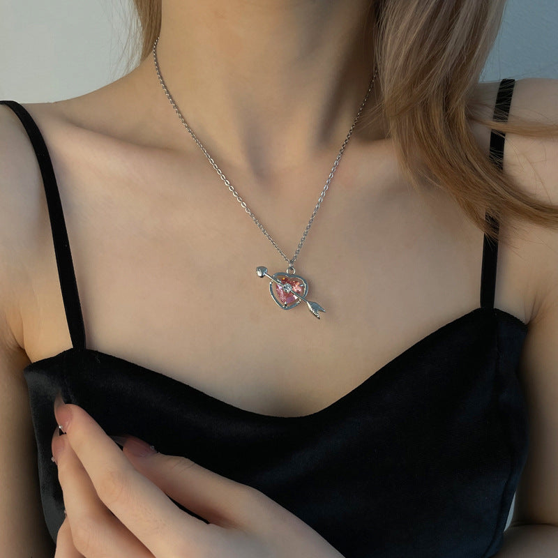 Collier plus cool d'amour Pirecing Heart