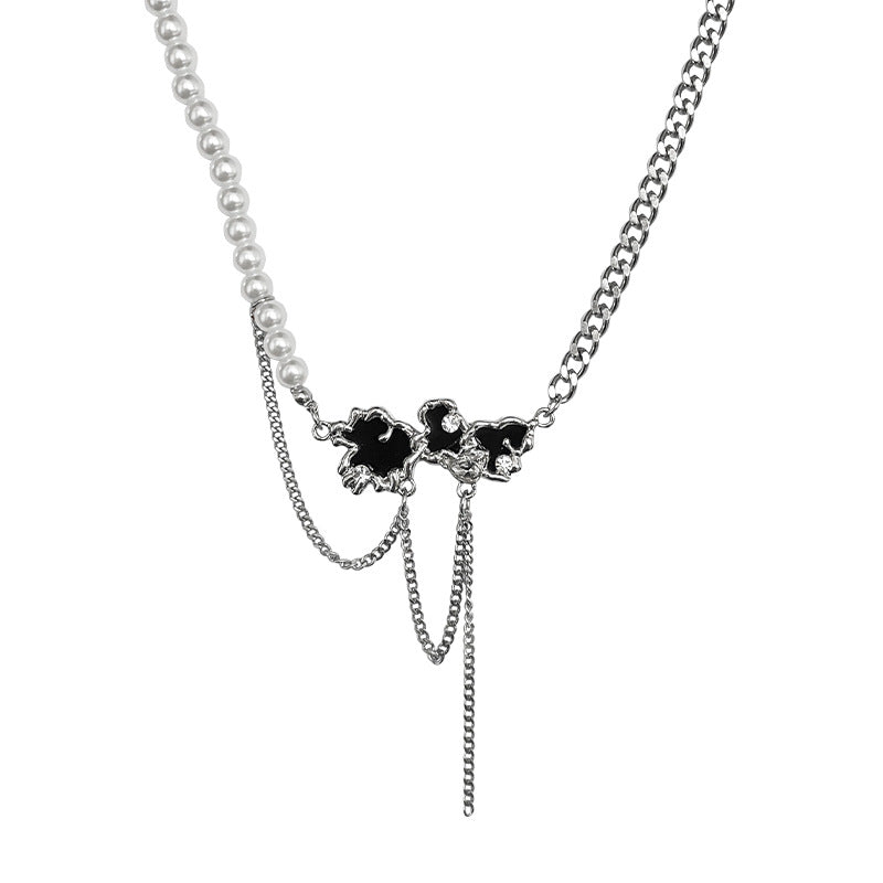 Collar de perlas Black Xiangyun de femenino