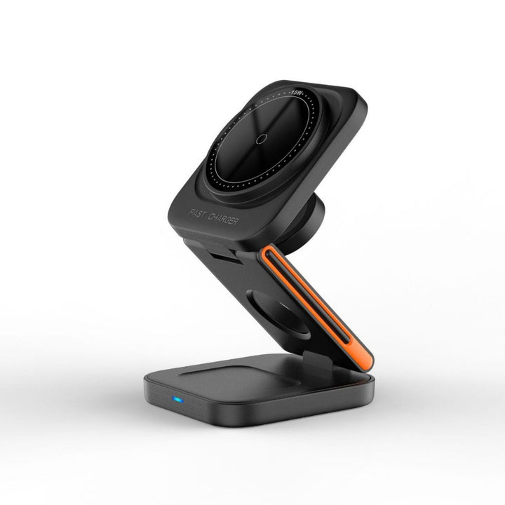 Folding Bracket Three-in-one Wireless Charger