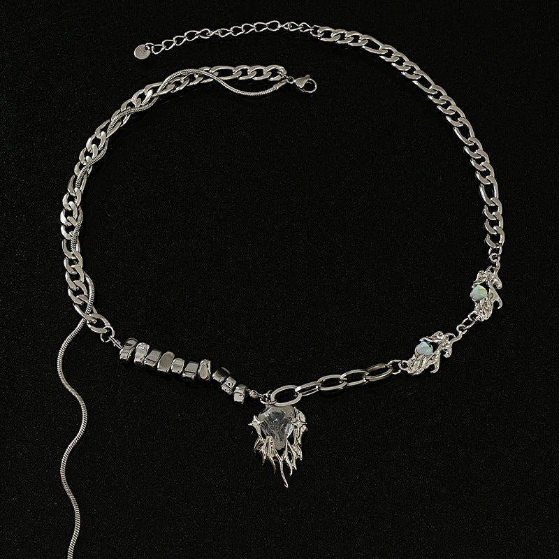Сладкая прохладная индивидуальная жидкое ожерелье из лавы