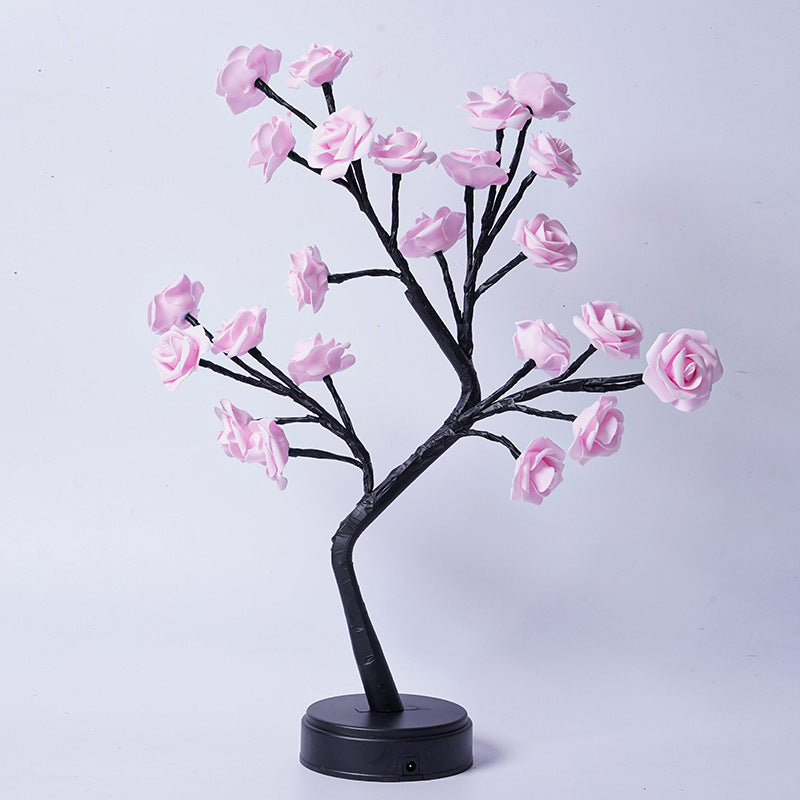 Tafellamp bloemboom rozenlampen Fairy Desk Night Lights USB bediende geschenken voor bruiloft Valentine Christmas Decoratie