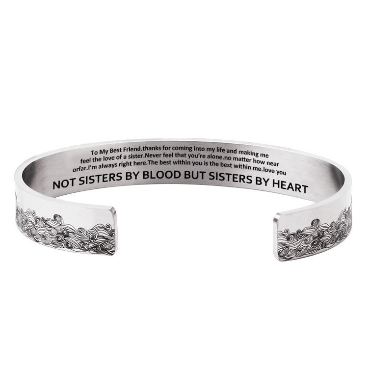 NOT SISTERS 10mm Stainless Steel Bracelet