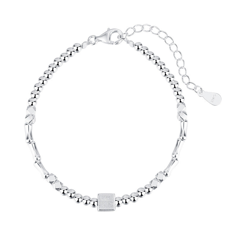 Mode Silver Square Bracelet voor vrouwen