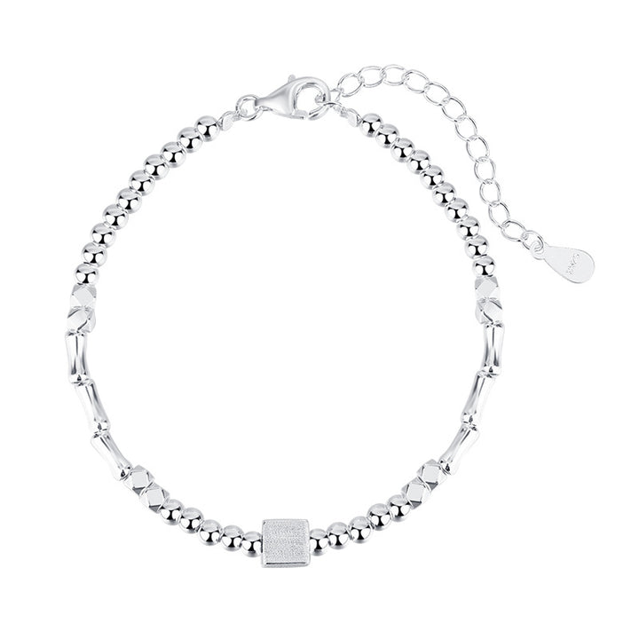 Bracelet carré de mode Silver pour les femmes