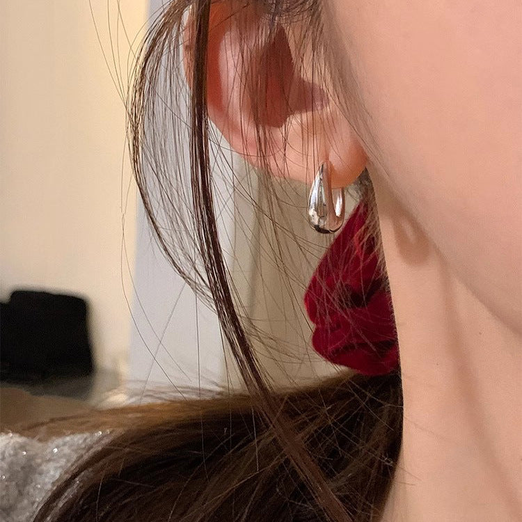 Sterling Silber Wassertropfen Ohrringe Frauen spezielles Interesse Design