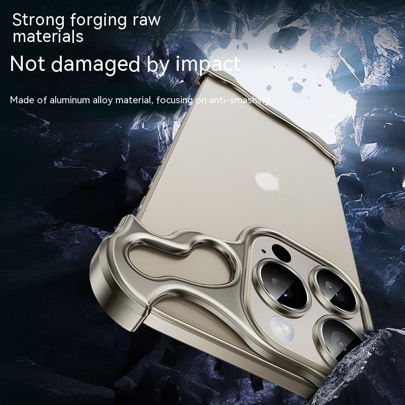 Telefon Kılıfı Özel Şeklinde Metal Köşe Pad Anti-Güz Anti-Frameless Anti-Fall Koruyucu Kapak