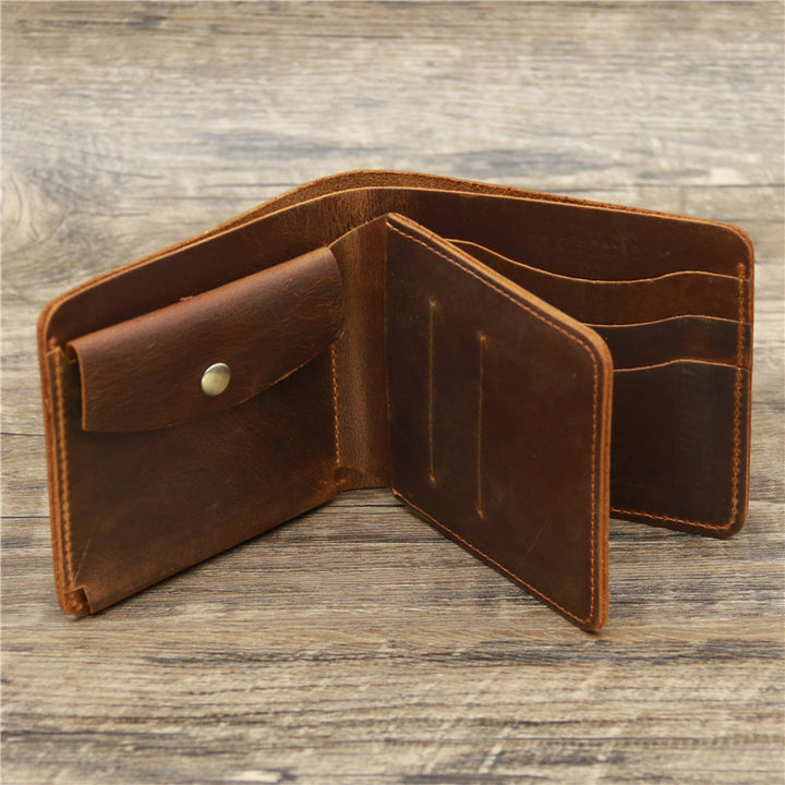 Porte-cartes pour hommes portefeuille en cuir authentique