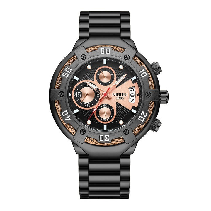 New Multi-functional Men's Watch Fashion Business Quartz Watch