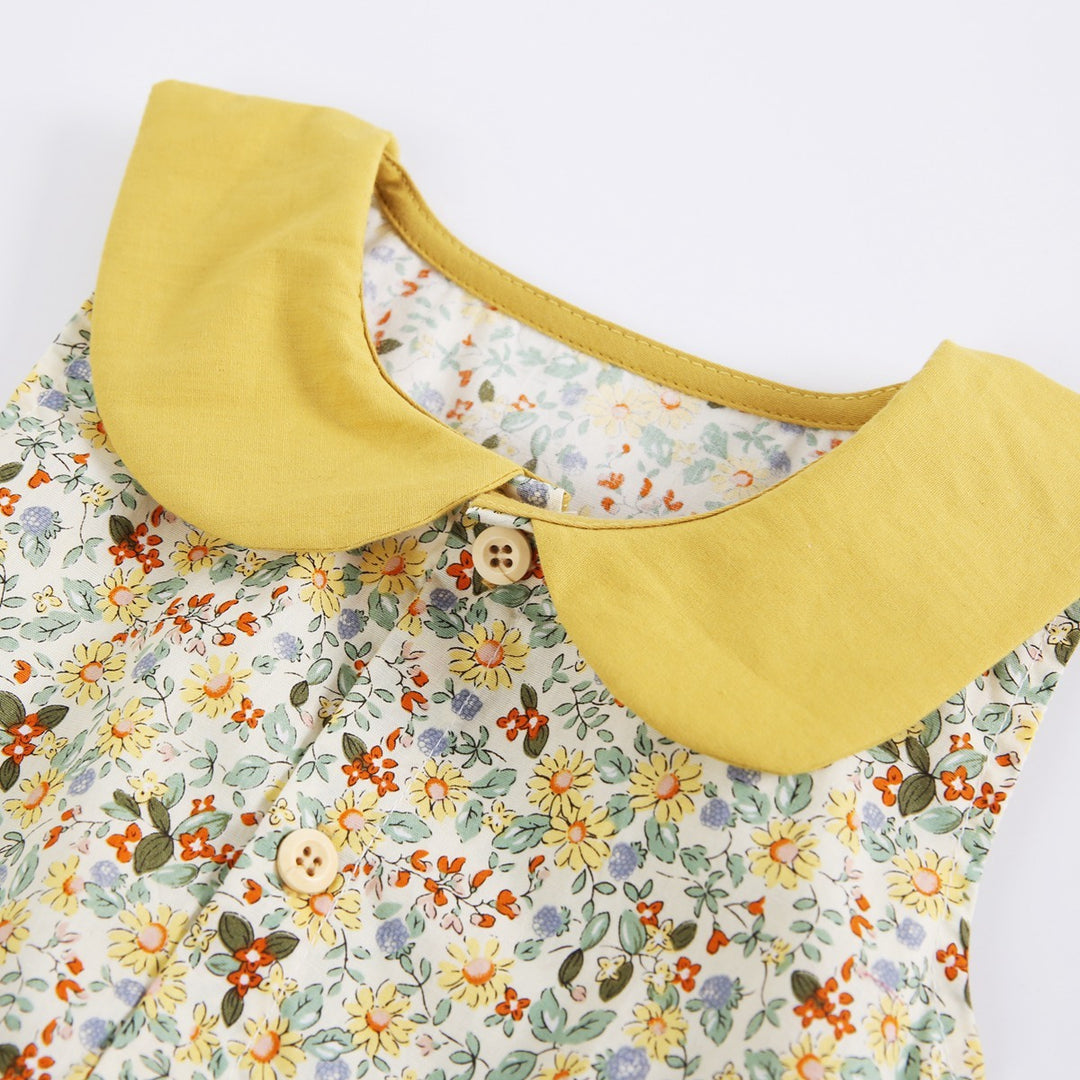 Vêtements de bébé de mode d'été pantalon une pièce de bébé floral