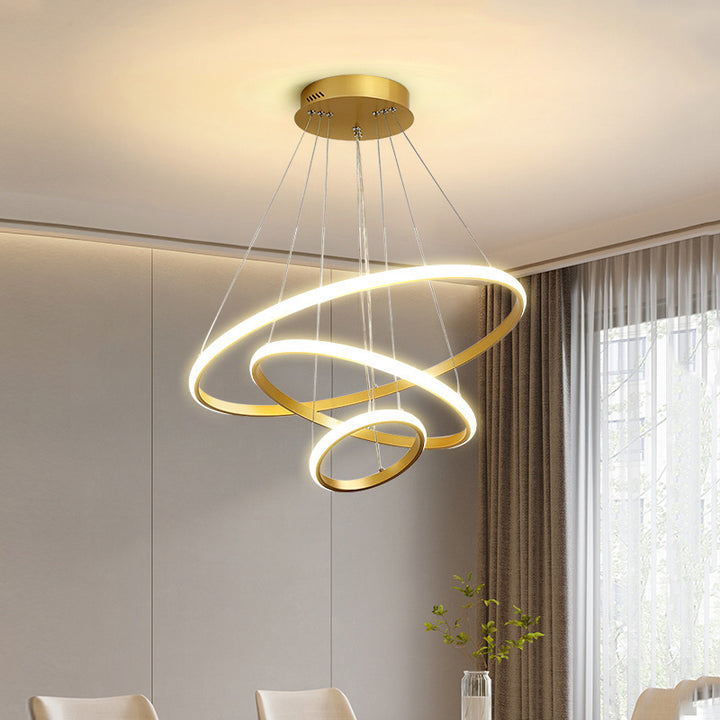 Candelabru de living lampă de sufragerie inteligentă Candelabru simplu de gospodărie