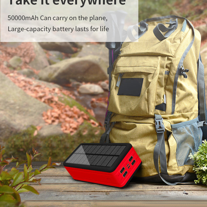 Large Capacity Solar Wireless Power Bank