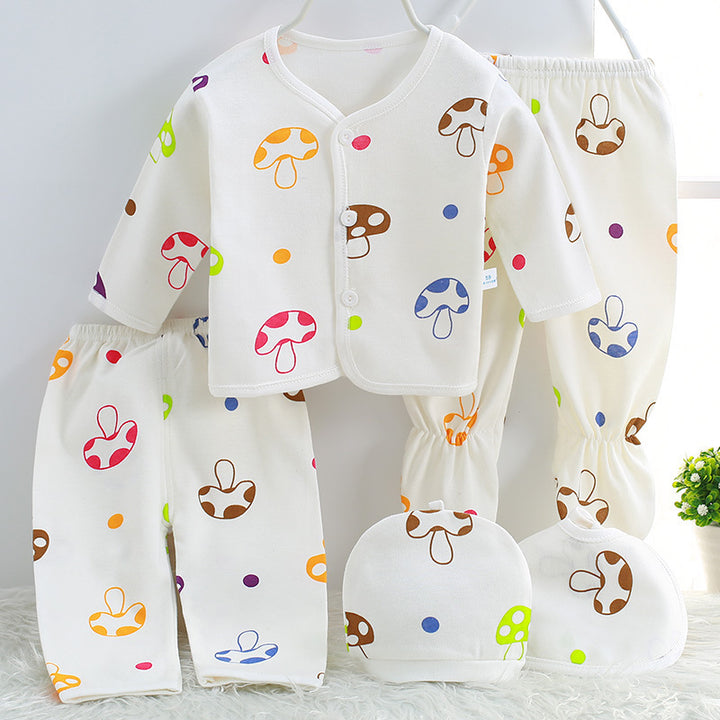 Set de lenjerie de îmbrăcăminte pentru bebeluși din bumbac și set de lenjerie de vară