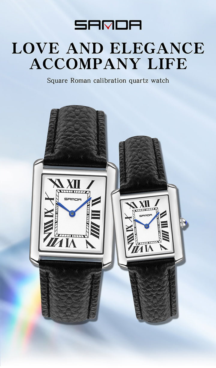 Roman Scale Couple Fashion Imperping Watch