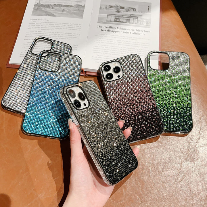 NIEUWE TOEPPOLLES Geschikt voor Rainbow Pasted Leather Diamond mobiele telefoonhoes