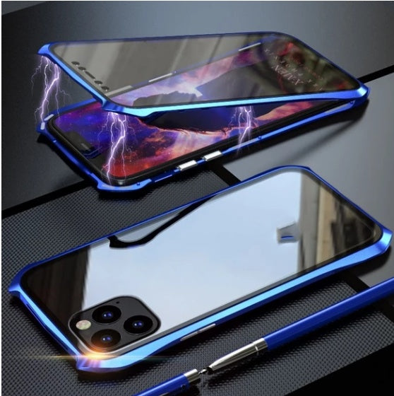 Glass magnetic king protective cover