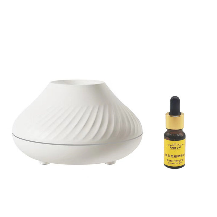 Drop Shipping RGB 130 ml Flame Fuidifier Diffuser AROM Essential Oil Fire Flame AROM Diffusor