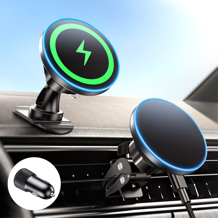 Telefon mobil magnetic de 15W suport de navigare auto cu încărcare rapidă fără fir
