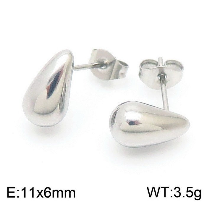 Mode-Drop-förmige solide geometrische Ohrringe