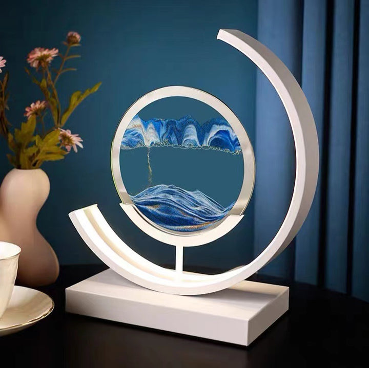 High-End-Business-Geschenke Quicksand Malerei 3D Wohnzimmer Dekorationen Lichter kreative Lampe LED Leuchten