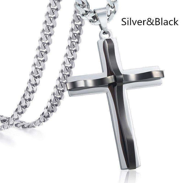 Stainless Steel Double-layer Fashion Unique Hipster Titanium Steel Necklace